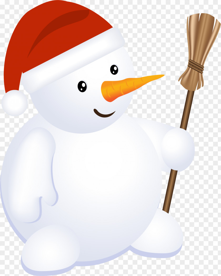 White Lovely Snowman Christmas Icon PNG