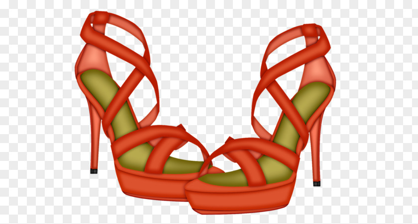 A Pair Of Sandals Sandal High-heeled Footwear Shoe Clip Art PNG