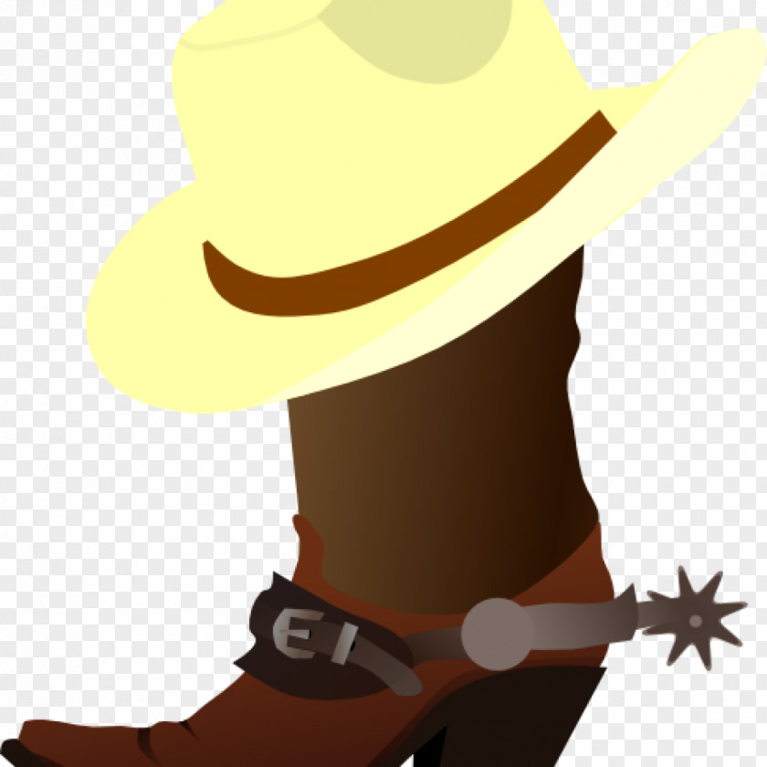 Bold Swirl Clip Art Cowboy Image Western PNG