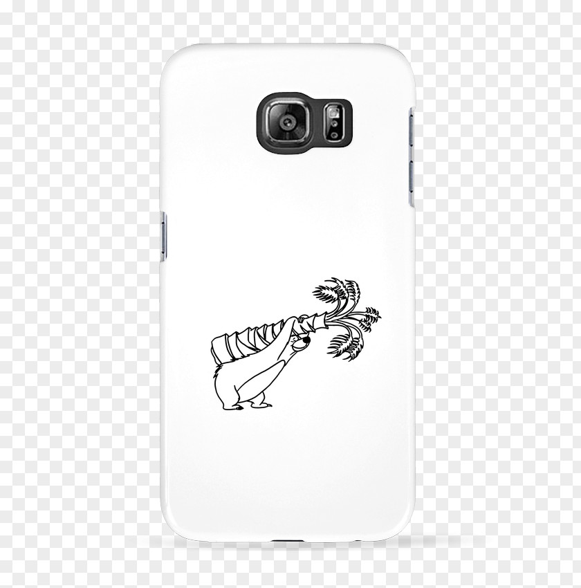 Design Baloo Drawing White Mobile Phones PNG