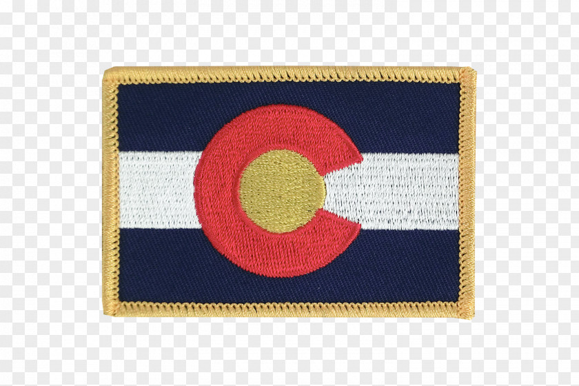Flag Of Colorado Patch Fahne PNG