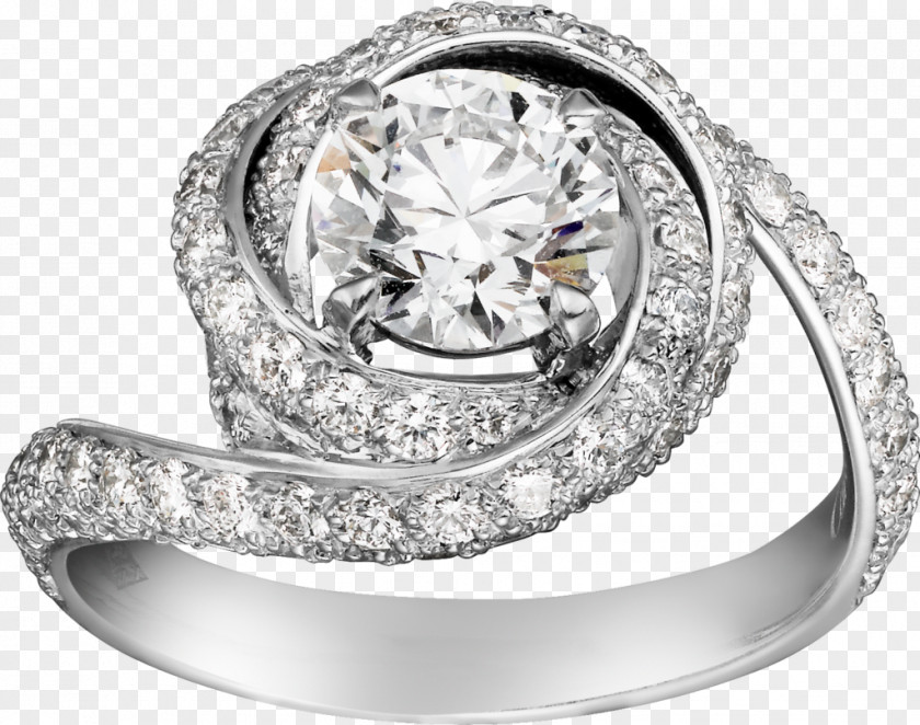 Ring Cartier Engagement Jewellery Solitaire PNG