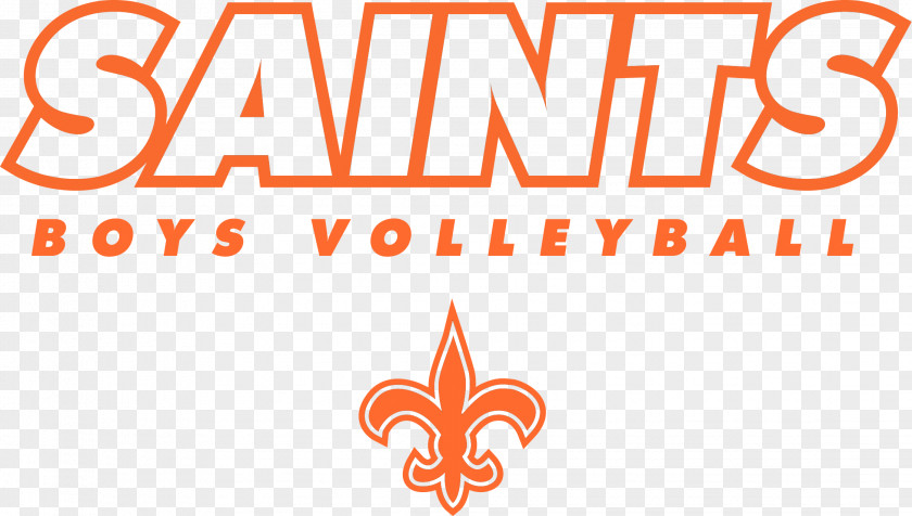 Volleyball Team New Orleans Saints Logo Line Brand PNG