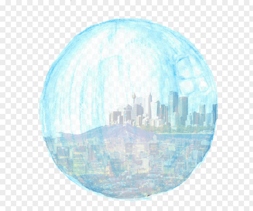 Water Sphere Turquoise Sky Plc PNG
