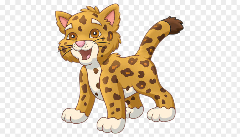 Baby Jaguar Swiper Character PNG