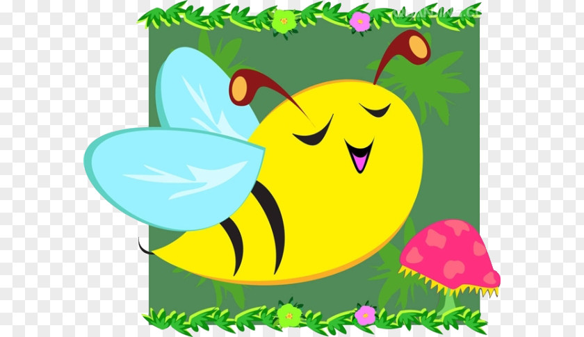 Cartoon Bees Flower Material Apidae Photography Clip Art PNG