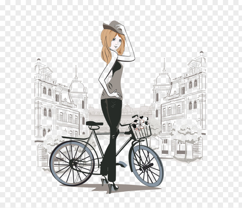 Paris Road Bicycle Vector Graphics Cycling PNG