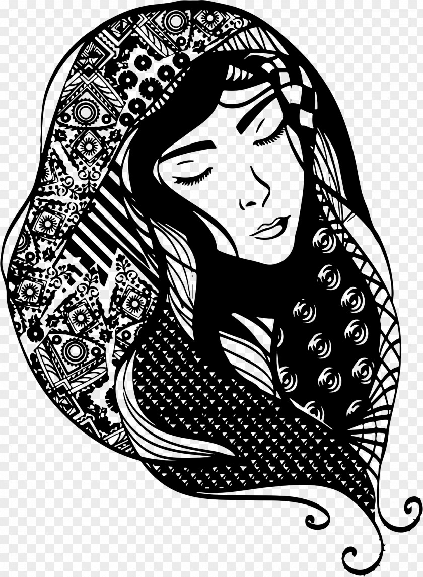 Scarf Drawing Female Clip Art PNG