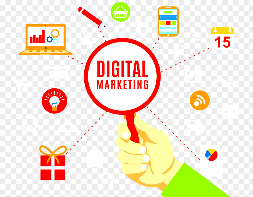 Sharing Logo Digital Marketing Background PNG