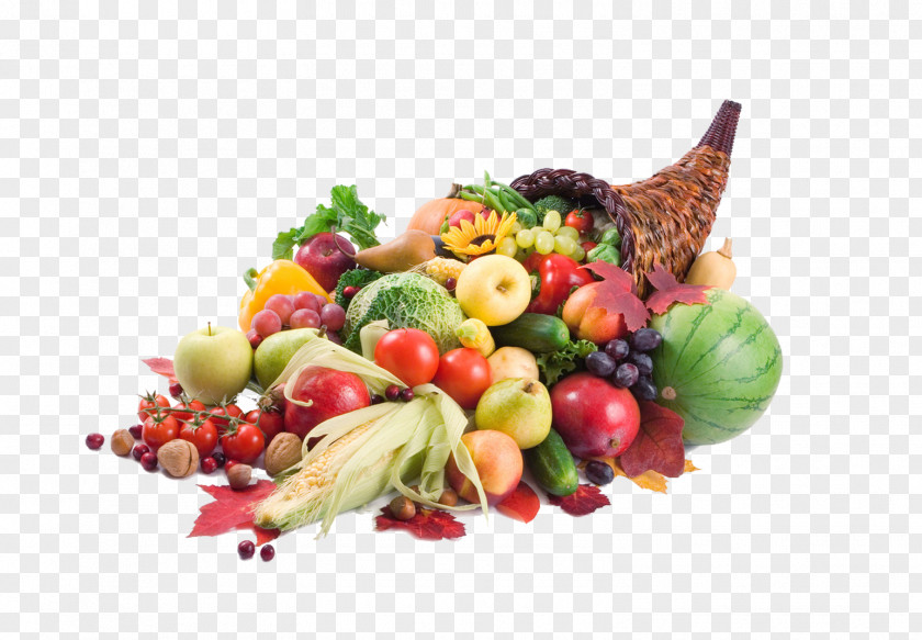 Vegetable And Fruit Cornucopia Autumn Stock Photography Royalty-free PNG