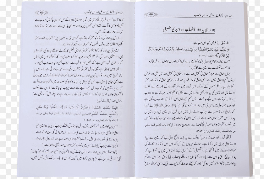 Quran Pak Paper Document Font PNG