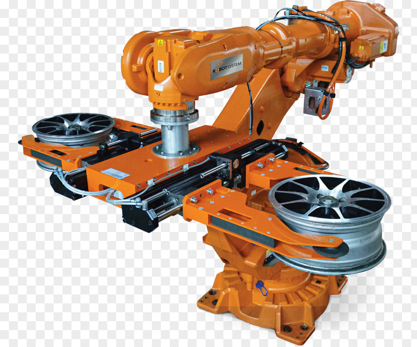 Robot Industrial Machine Tending System PNG