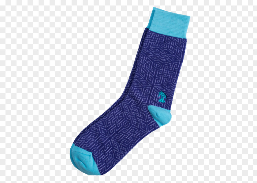 Sock SOCK'M Turquoise PNG