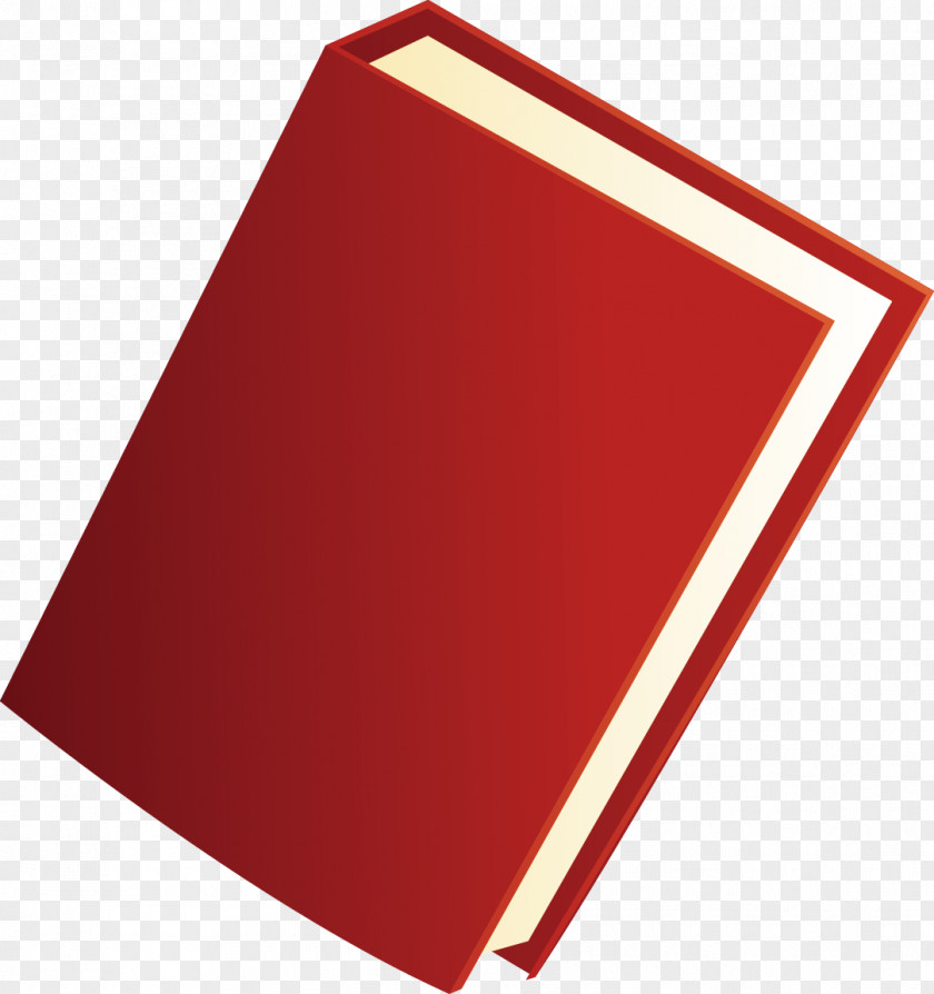 Vector Red Cover Book Paperback PNG