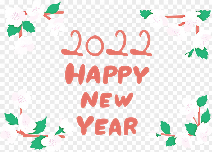 2022 Happy New Year PNG