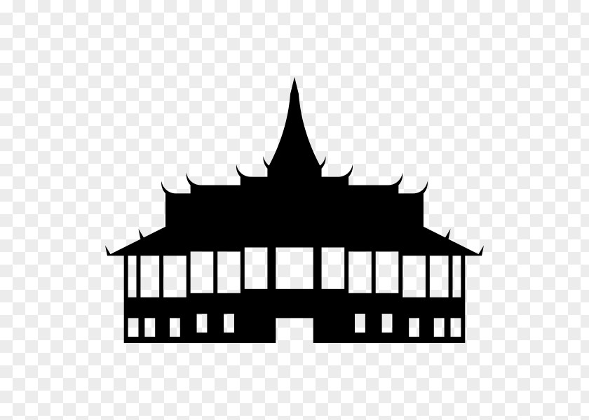 Arch Blackandwhite Palace Logo PNG