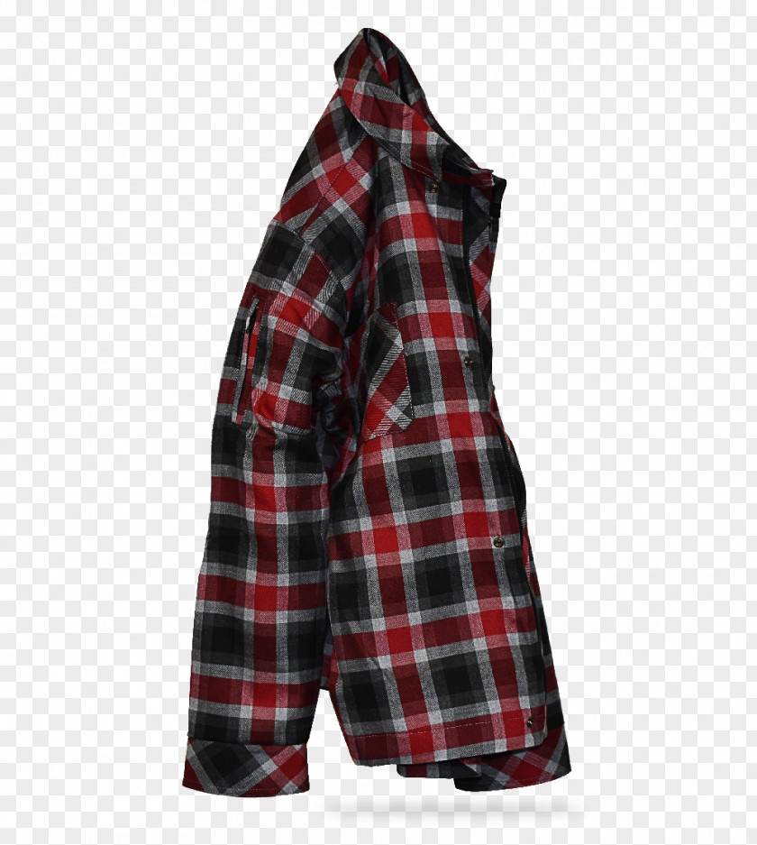 Motorcycle Kevlar Sleeve Full Plaid Shirt PNG