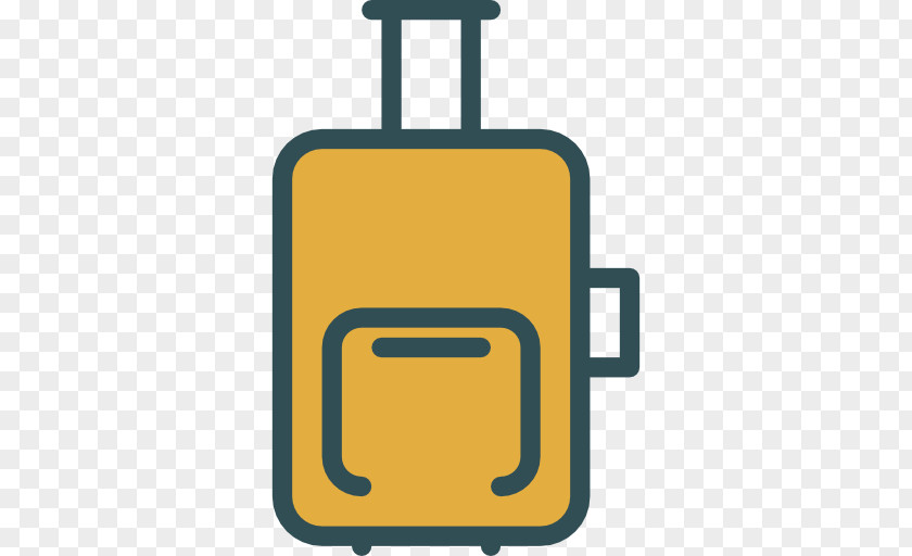 Suitcase Baggage Trolley Travel PNG