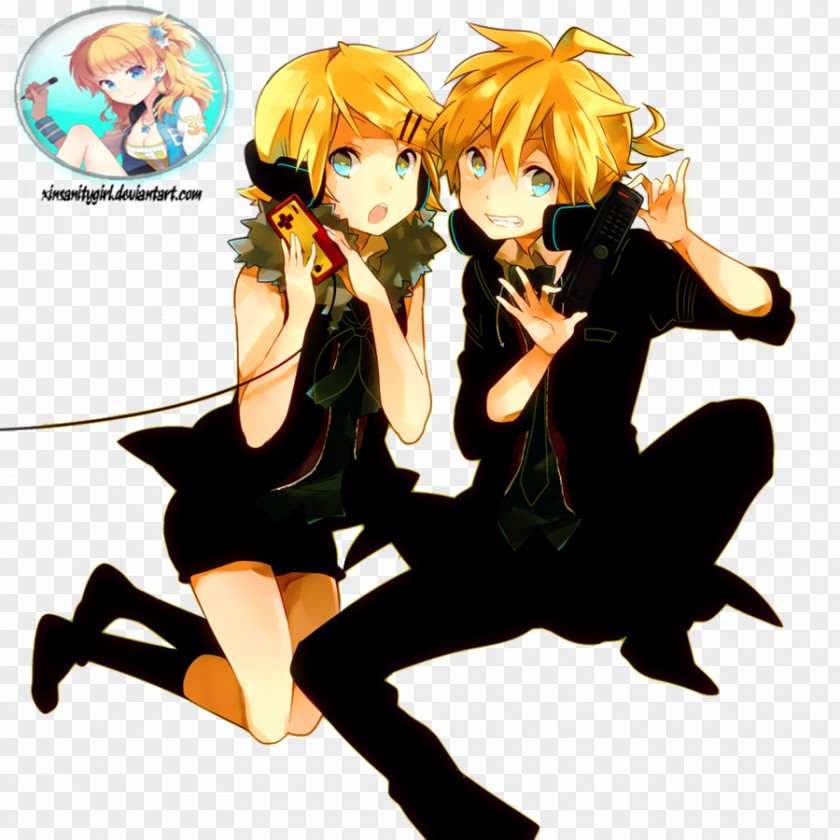 Vocaloid 3 Kagamine Rin/Len Rendering Kaito PNG