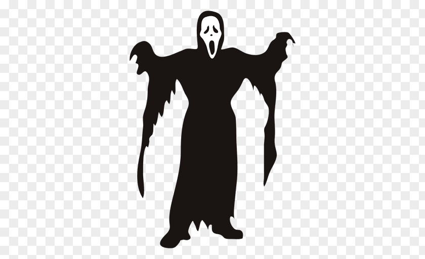Haunted Vector Ghostface Robe Costume Scream PNG