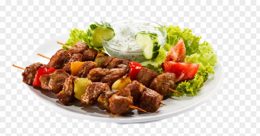 The Kebab In Plate Doner Barbecue Shawarma Shish PNG