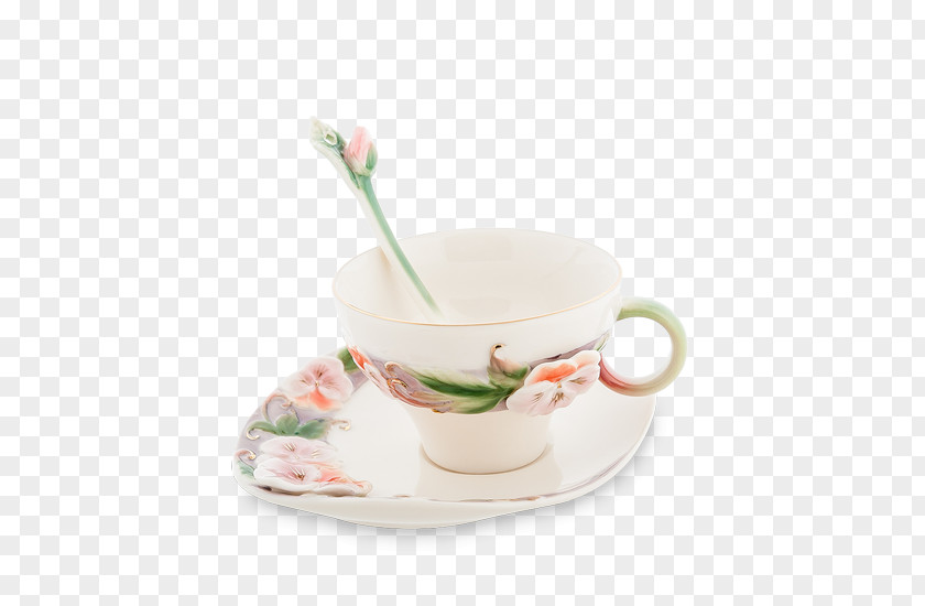 Treasure Bowl Tableware Saucer Mug Coffee Cup Ceramic PNG