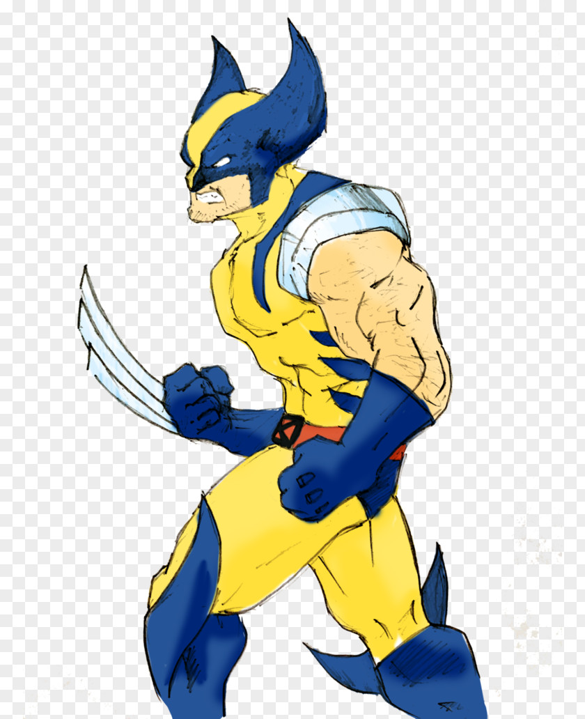 Wolverine Red Ranger Drawing Superhero Sketch PNG