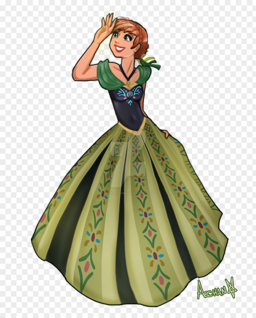 Anna Frozen Elsa The Snow Queen Disney Princess Dress PNG