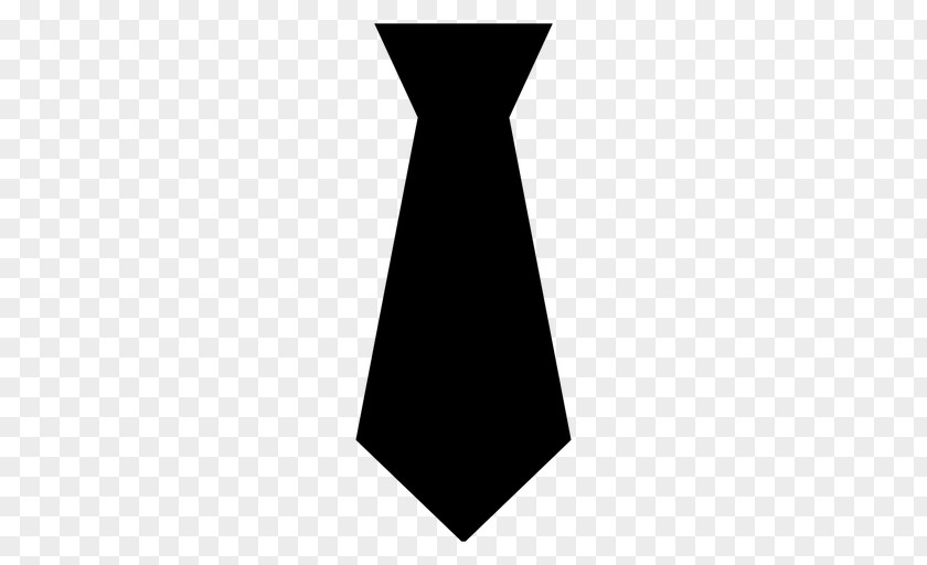 Black Bow Tie Necktie Dress Angle PNG