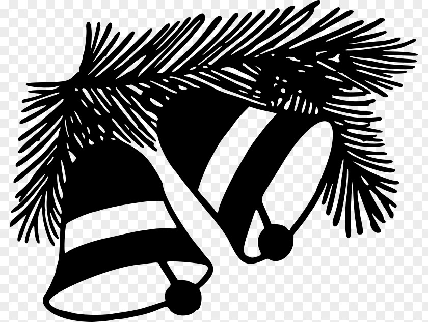 Christmas Black And White Clip Art PNG