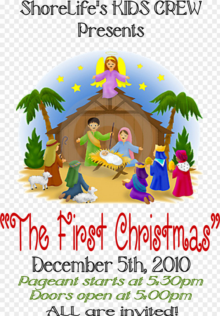 Christmas Nativity Of Jesus Scene Play Clip Art PNG