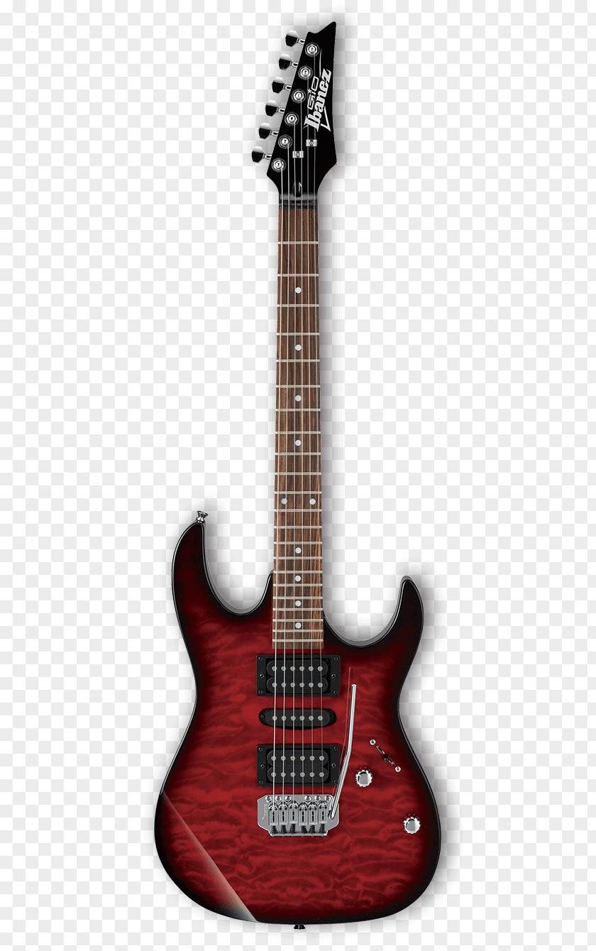 Electric Guitar Ibanez GRX70QA RGAT62 GIO PNG