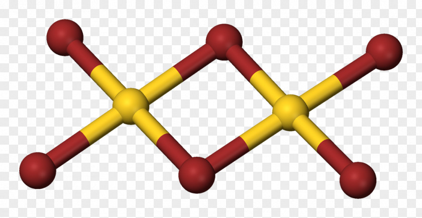Gold Gold(III) Bromide Chloride Ball-and-stick Model PNG