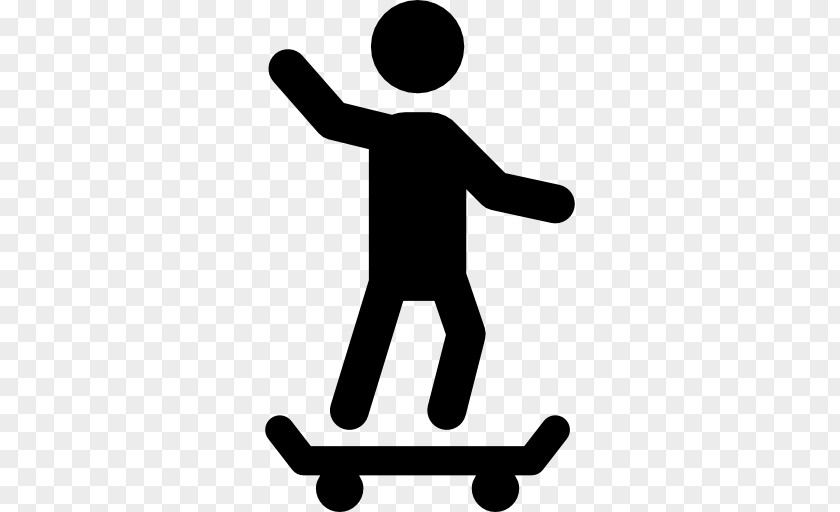 Skateboard Skateboarding Sport Stick Figure PNG