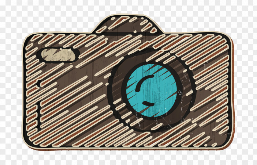 Teal Aqua Camera Icon Free Hipster PNG