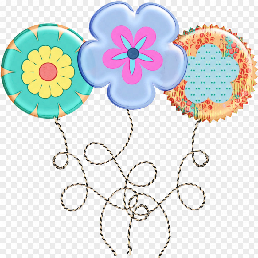 Balloon Circle Petal Flower Jewellery PNG