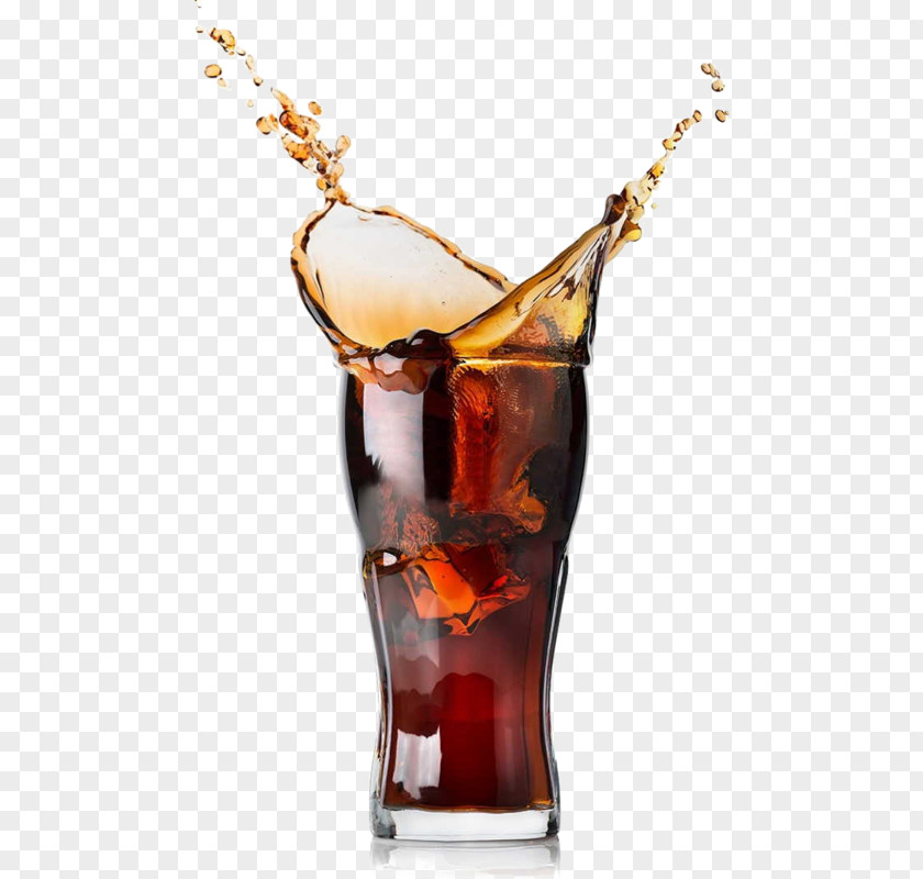 Coca Cola Fizzy Drinks Coca-Cola Rum And Coke Ice Cube PNG