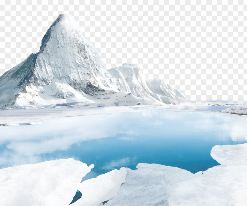 Iceberg Lake Adobe Illustrator Fundal PNG