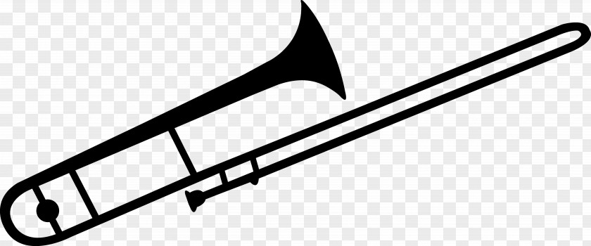 Jazz Border Cliparts Trombone Silhouette Musical Instrument Clip Art PNG