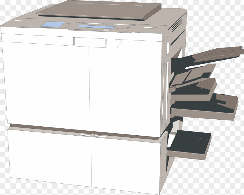 Printer Reflection Paper PNG