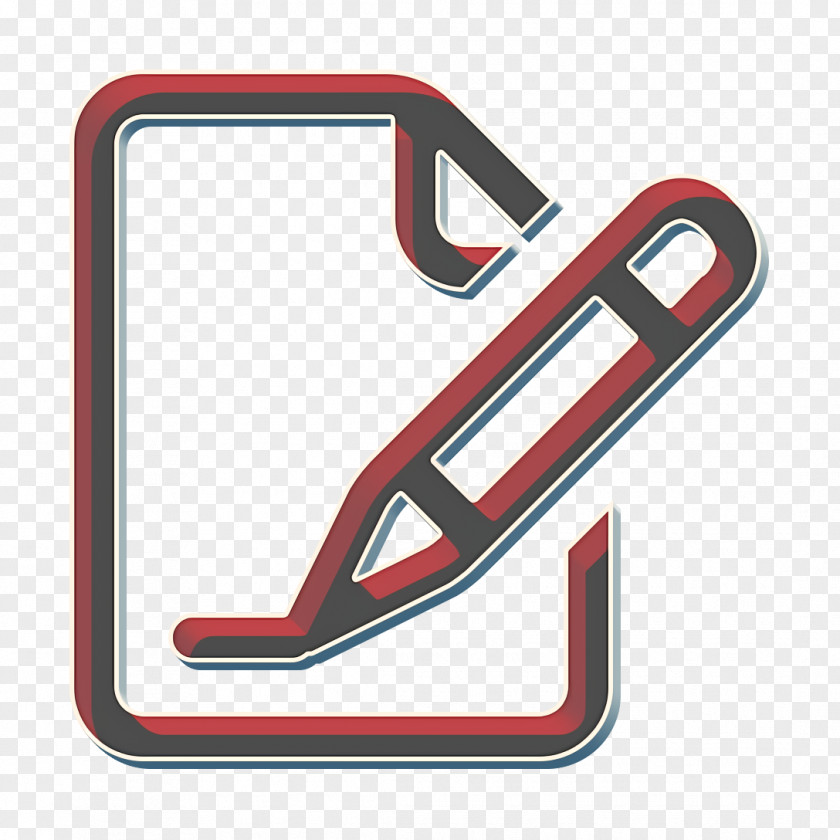 Symbol Logo Document Icon Pen Sign PNG