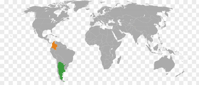 World Map Medellín Cartagena PNG