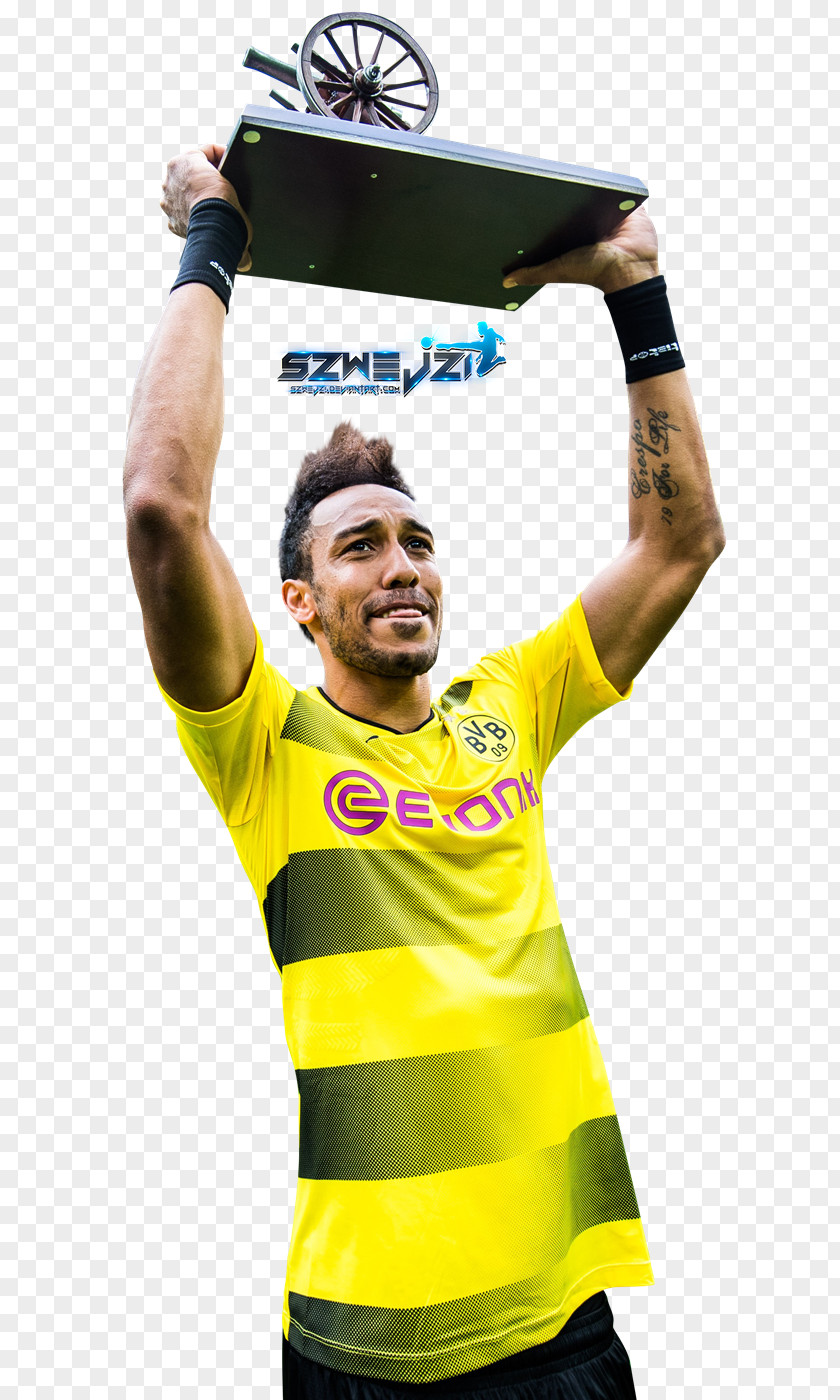 Aubameyang Pierre-Emerick Borussia Dortmund Desktop Wallpaper PNG