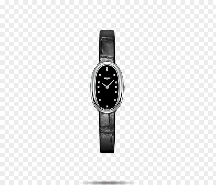 Black Female Form Longines Watch Watches Saint-Imier Quartz Clock Dial PNG