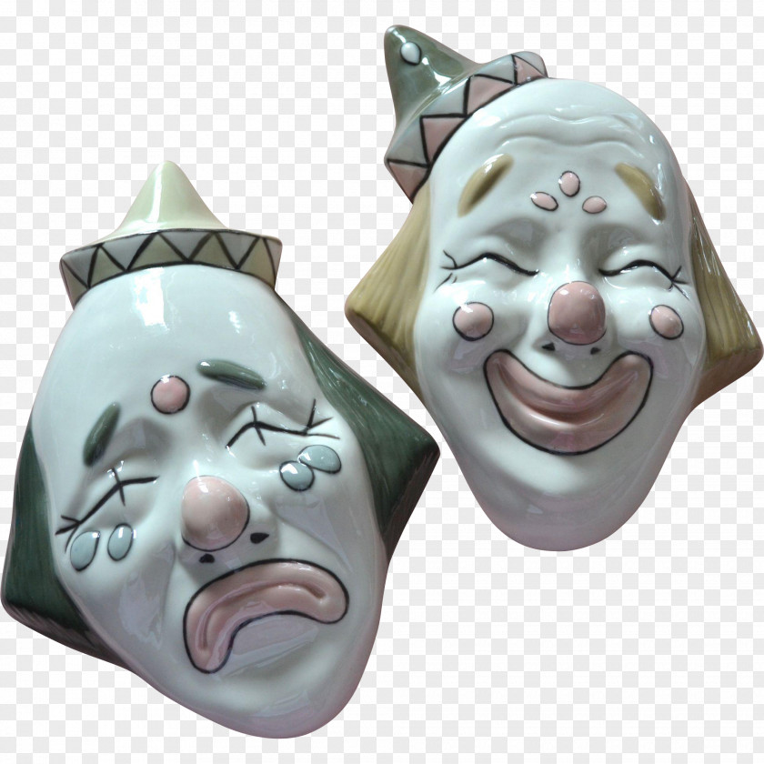 Clown Mask Headgear Snout Figurine Facebook PNG