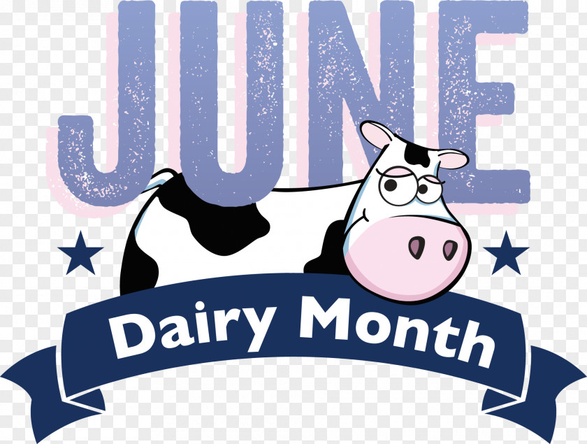 Dairy Milk Logo Cattle June Month Livestock PNG