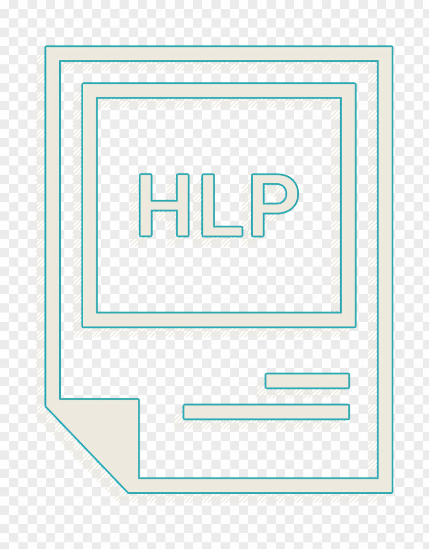 Electric Blue Logo Extention Icon File Hlp PNG