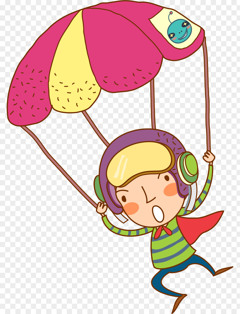 Hot Air Balloon Boy PNG