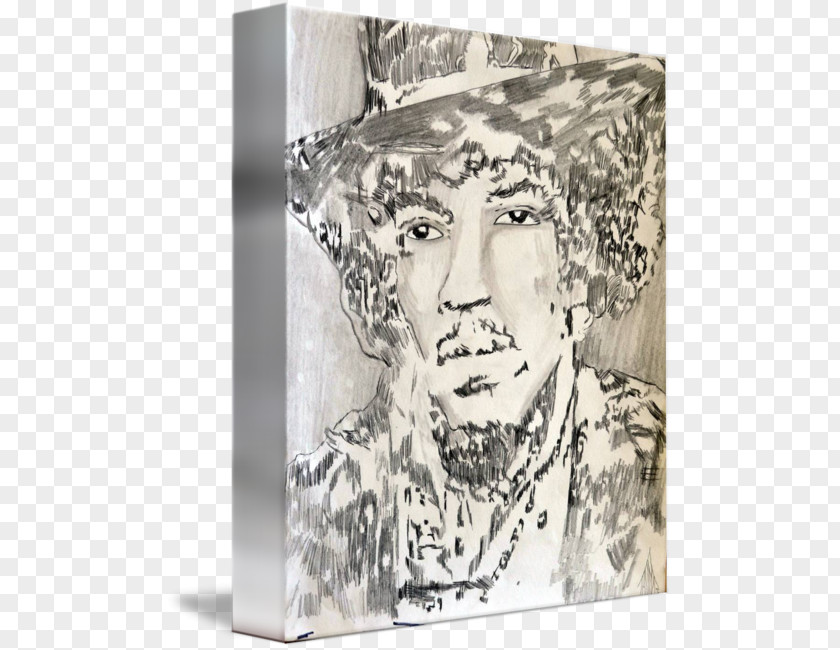 Jimi Hendrix Picture Frames White Pattern PNG