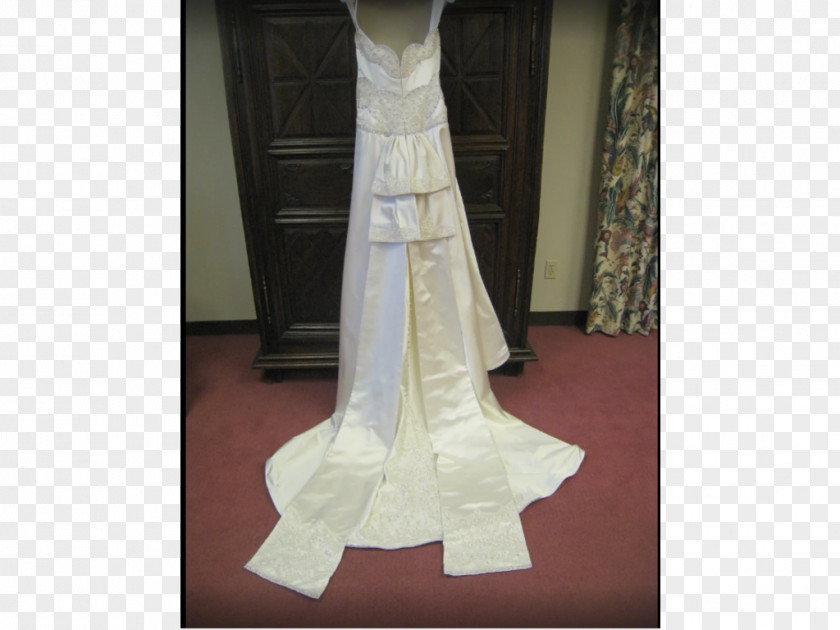 Satin Wedding Dress Gown PNG